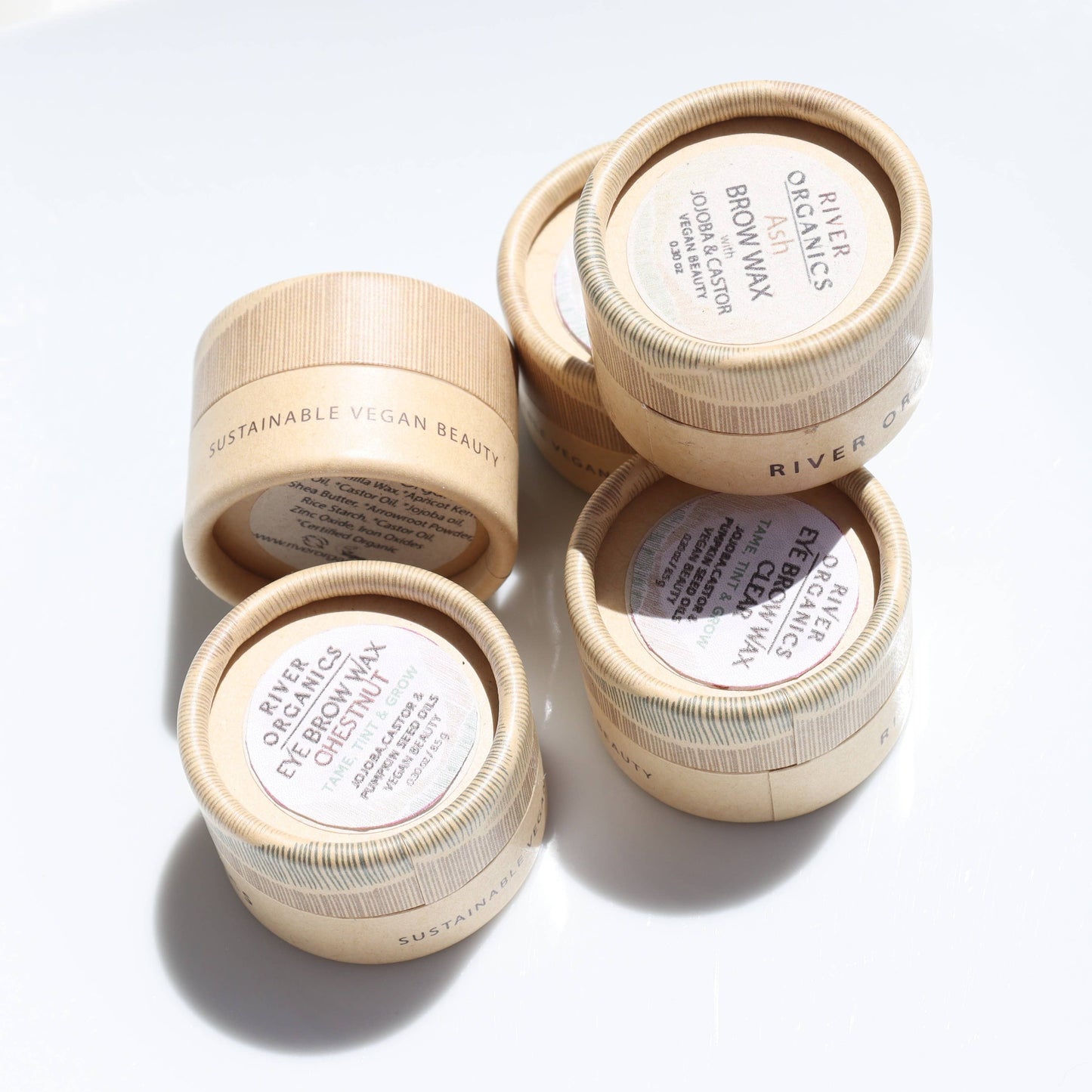 Clear Vegan Eyebrow Wax w/ Brush