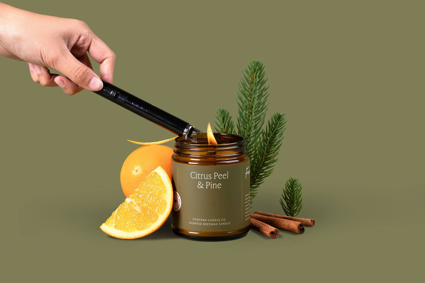 Citrus Peel & Pine Candle | Fontana Candle Co.