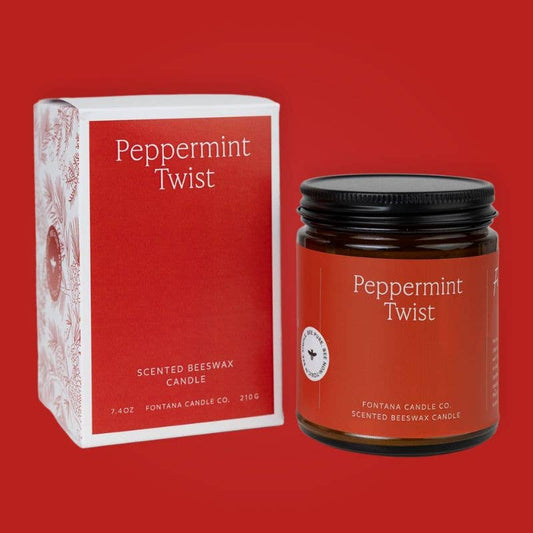 Peppermint Twist Candle | Fontana Candle Co.