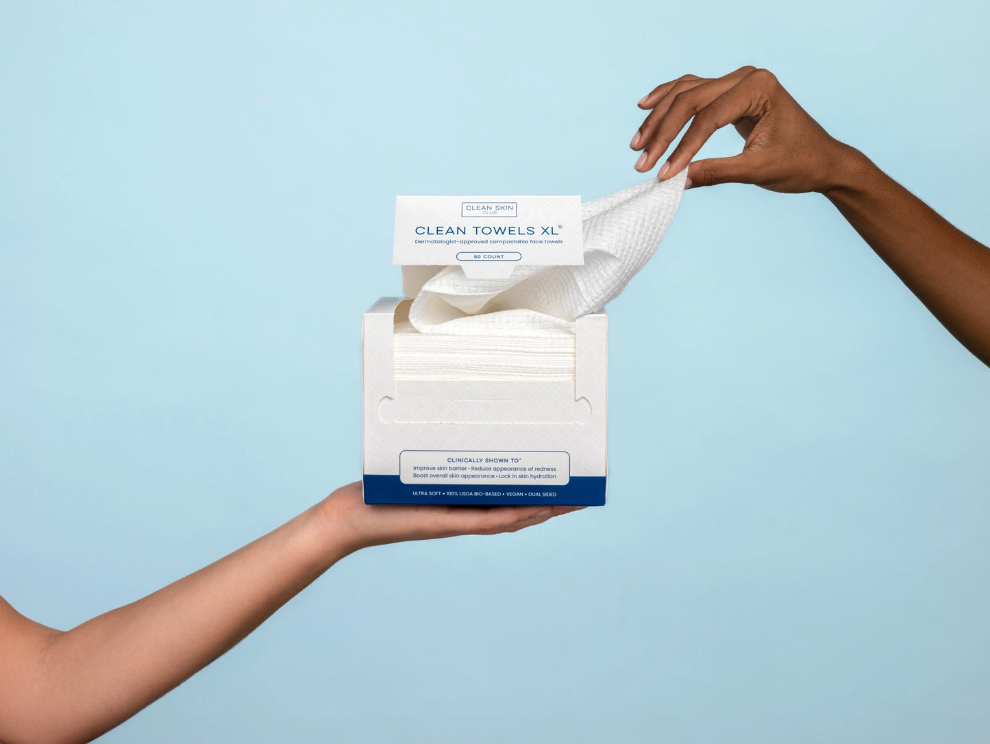 Clean Towels™  50 count | Clean Skin Club