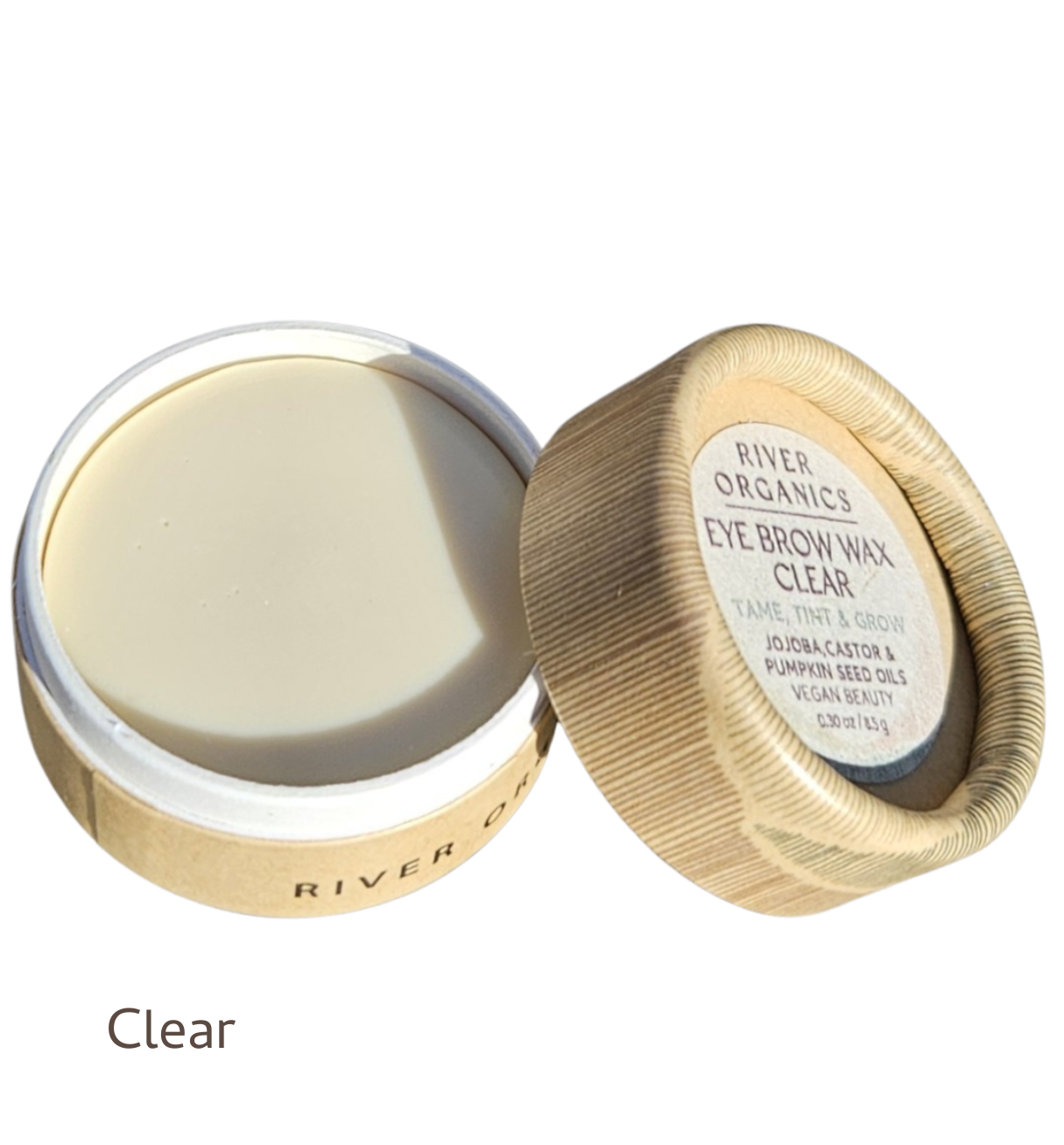 Clear Vegan Eyebrow Wax w/ Brush